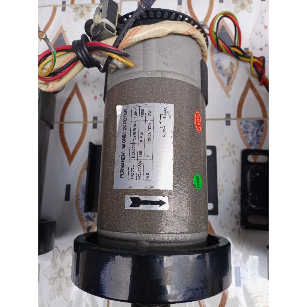 perbaikan service dinamo motor treadmill DC 180volt 2HP