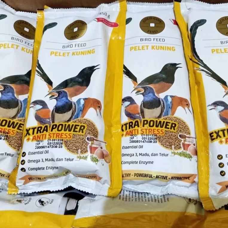 GOLD COIN PAKAN BURUNG MURAI KACER ANIS PENDET