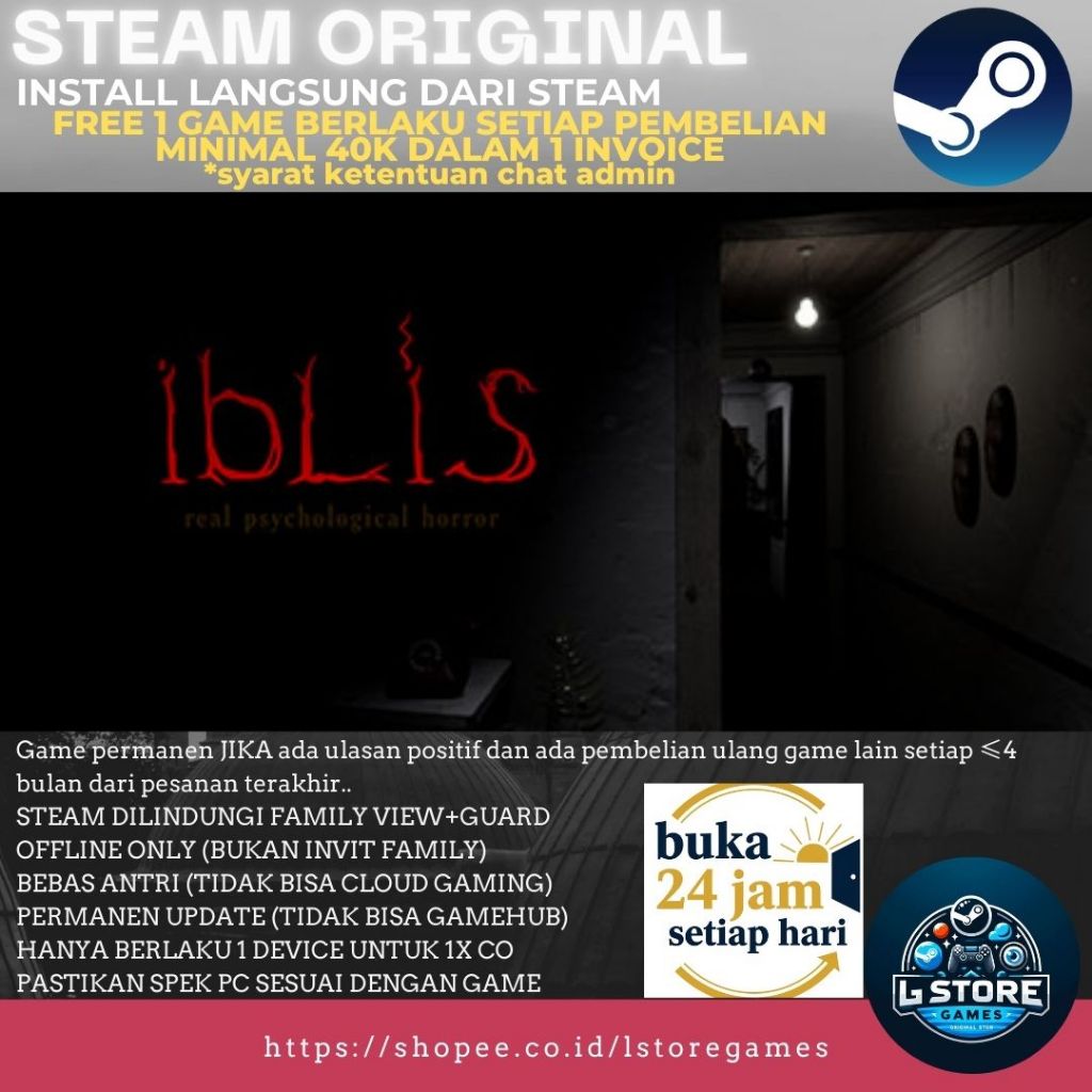 iblis Offline Game PC Original