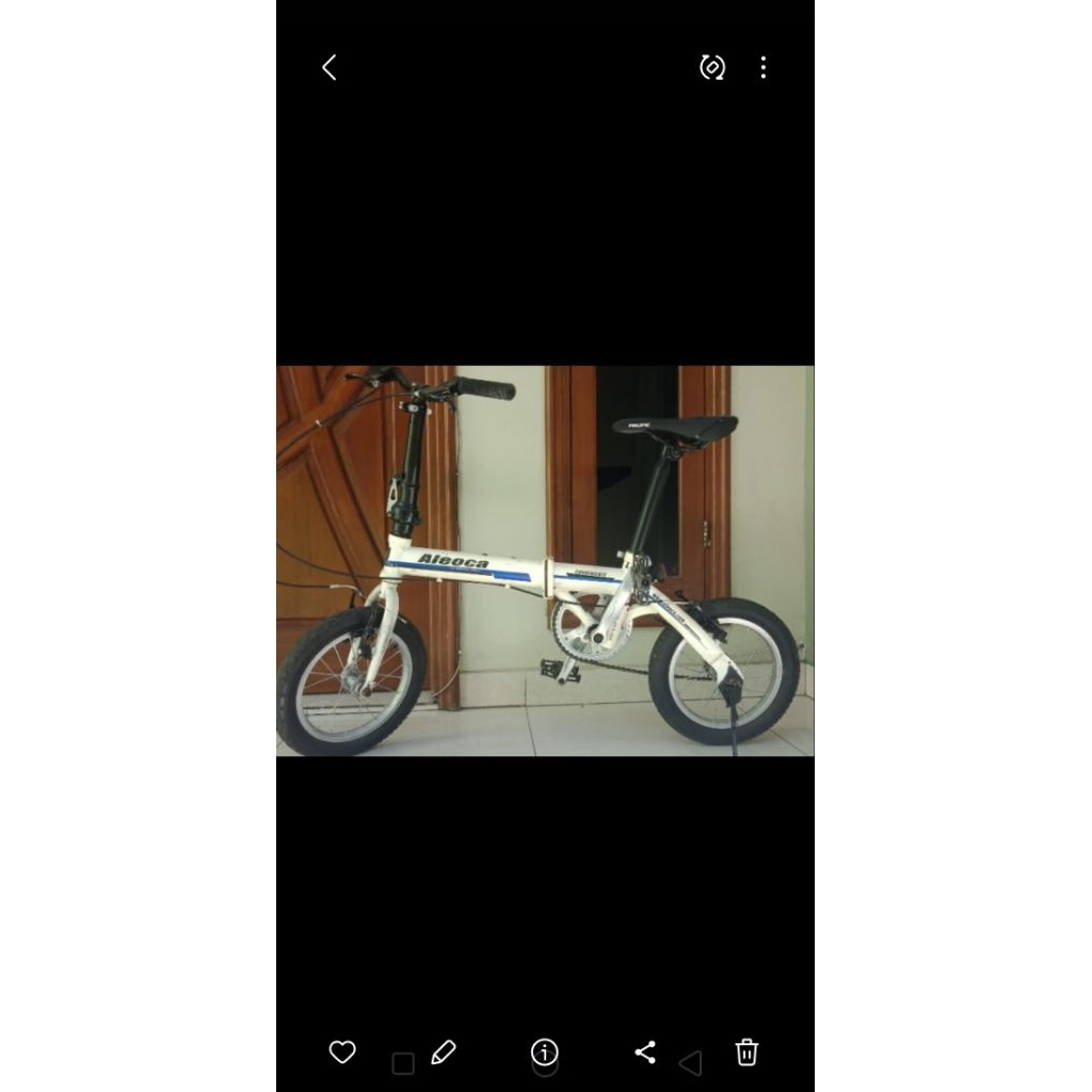 sepeda lipat aleoca conveniente 14"