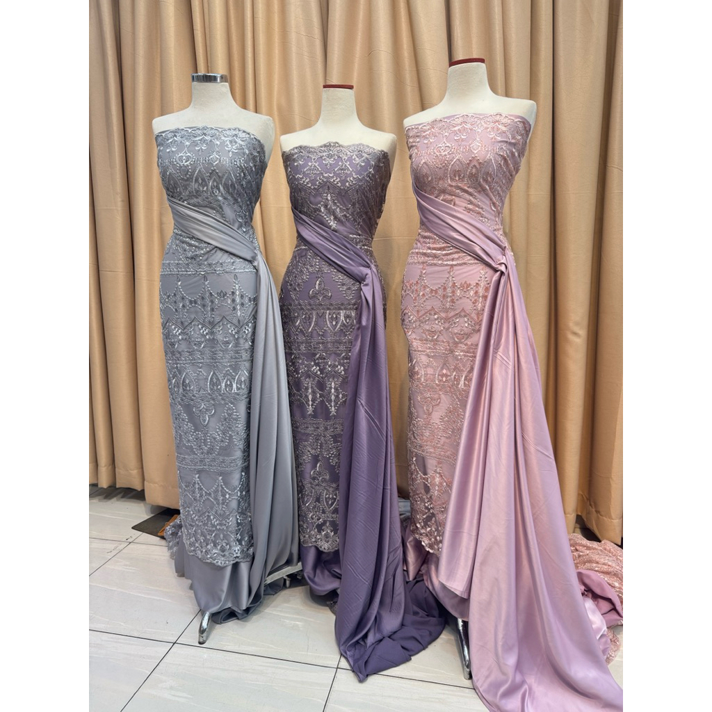 BRUKAT TILLE KEBAYA / KEBAYA BRIDESMAID / kain Brukat