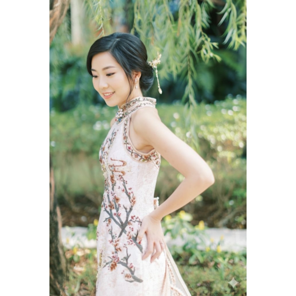 Cheongsam Sangjit Dress Designer Joselin Wijaya Chinese CNY Imlek - Bisa Alter Ukuran