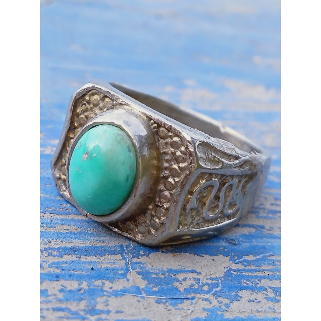 Cincin Batu Pirus Polos Antik