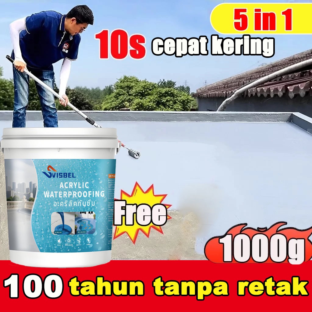lem anti bocor 1000g anti rembes dan bocor Perekat Atap Rumah lem atap rumah anti bocor untuk genten