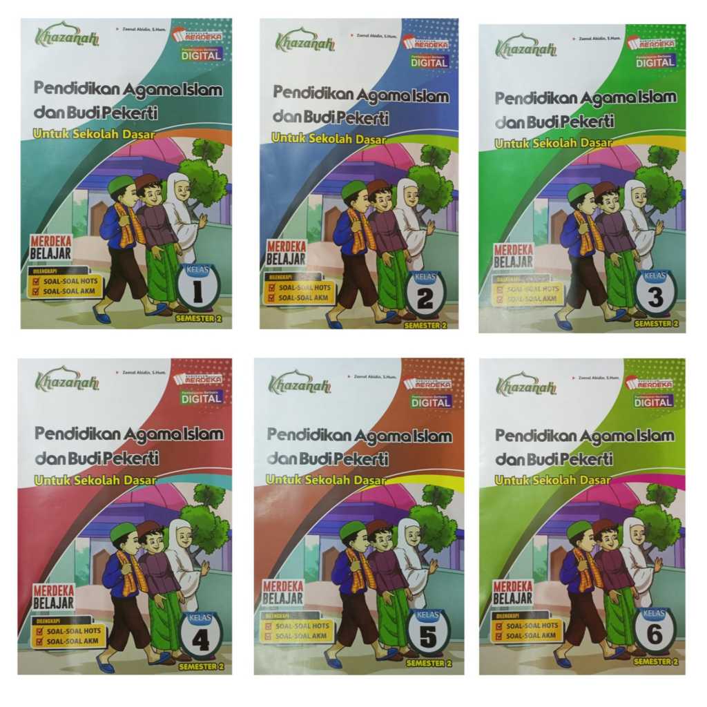 LKS PENDIDIKAN AGAMA ISLAM & BUDI PEKERTI SD/MI KELAS 1-6 SEMESTER 2 - KHAZANAH