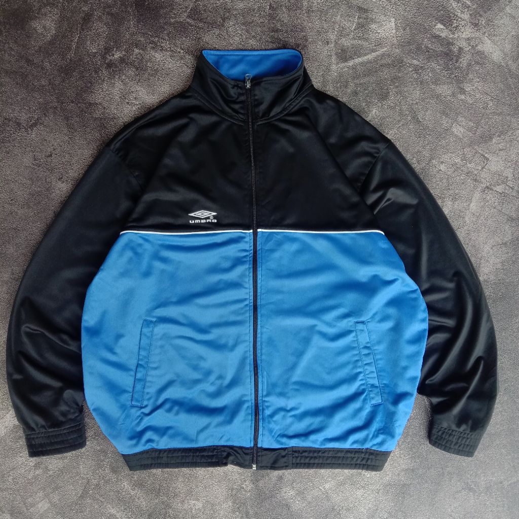Tracktop jacket Umbro Classic Colourblock original produk, Jaket Umbro Classic simpel logo original,