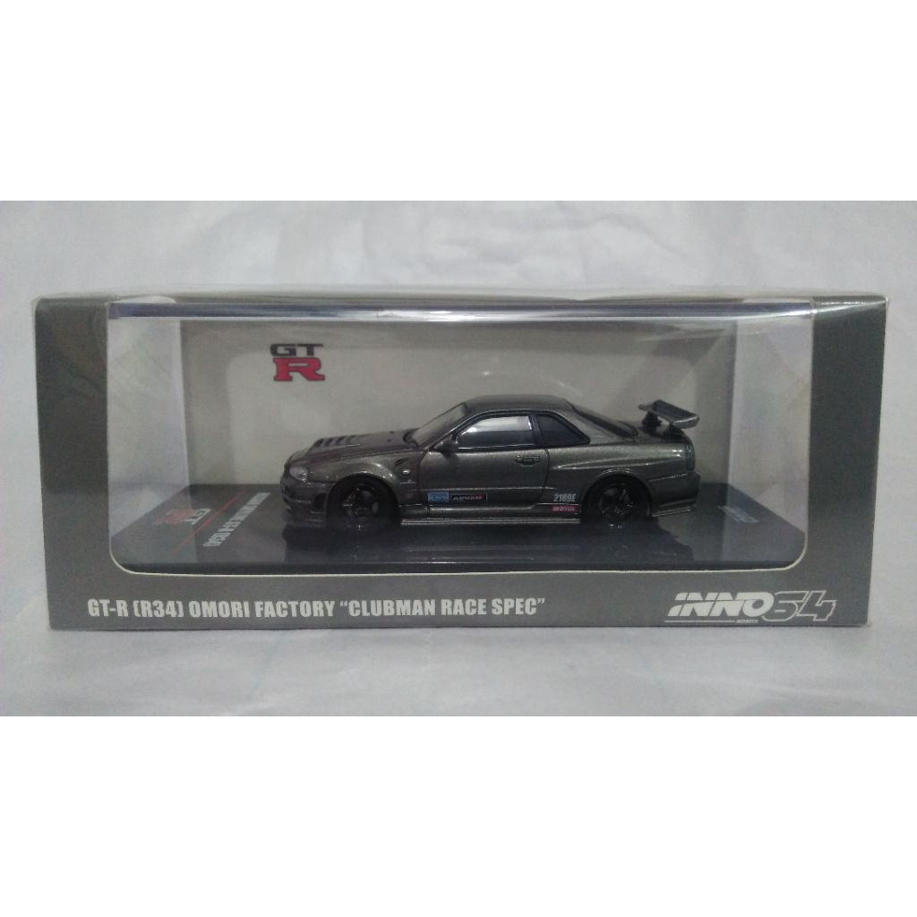 INNO64 NISSAN SKYLINE GT-R R34 OMORI FACTORY CLUBMAN RACE