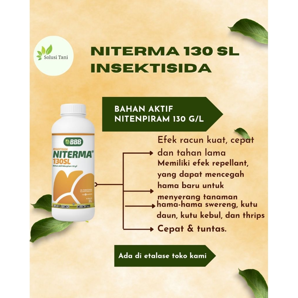 Niterma insektisida bahan aktif nitenpiram