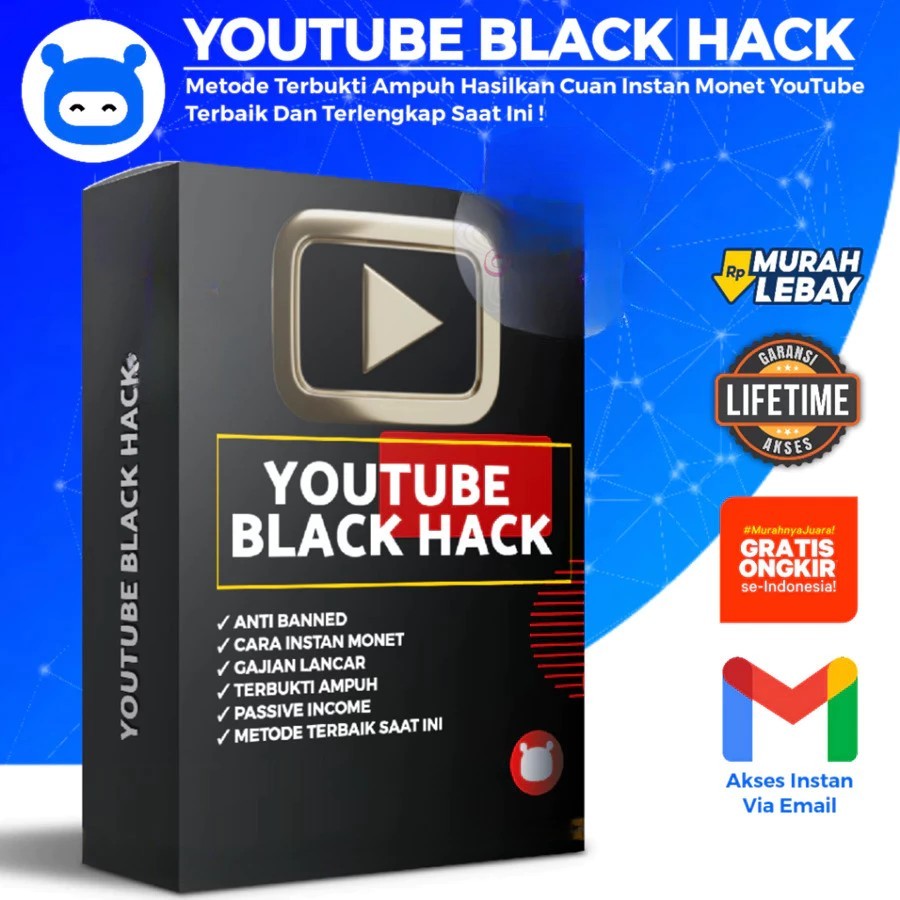 KELAS YOUTUBE BLACK HACK - Cara Cuan Baru Dari Youtube