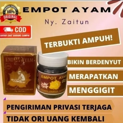 empot ayam ny.zaitun empot empot Madura asli 100%(langsung pabrik) sumenep