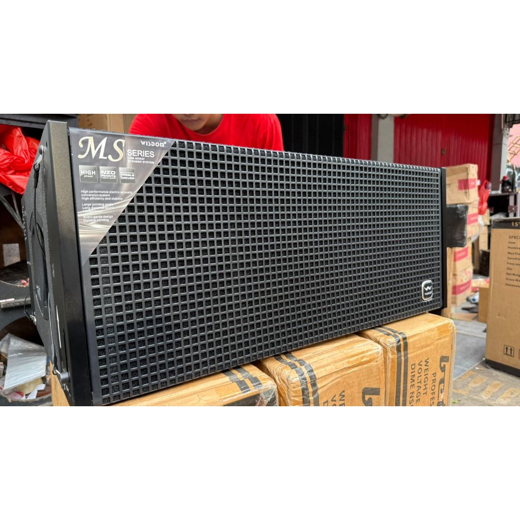 Speaker Line Array Pasif Wisdom MS-102 Speaker 10" Speaker Line Array Pasif Original MS-102 + Packin