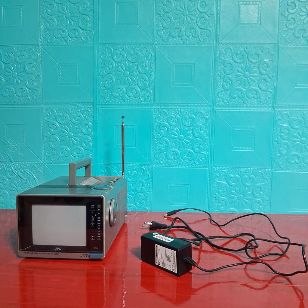 tv jadul jvc mini tv portable
