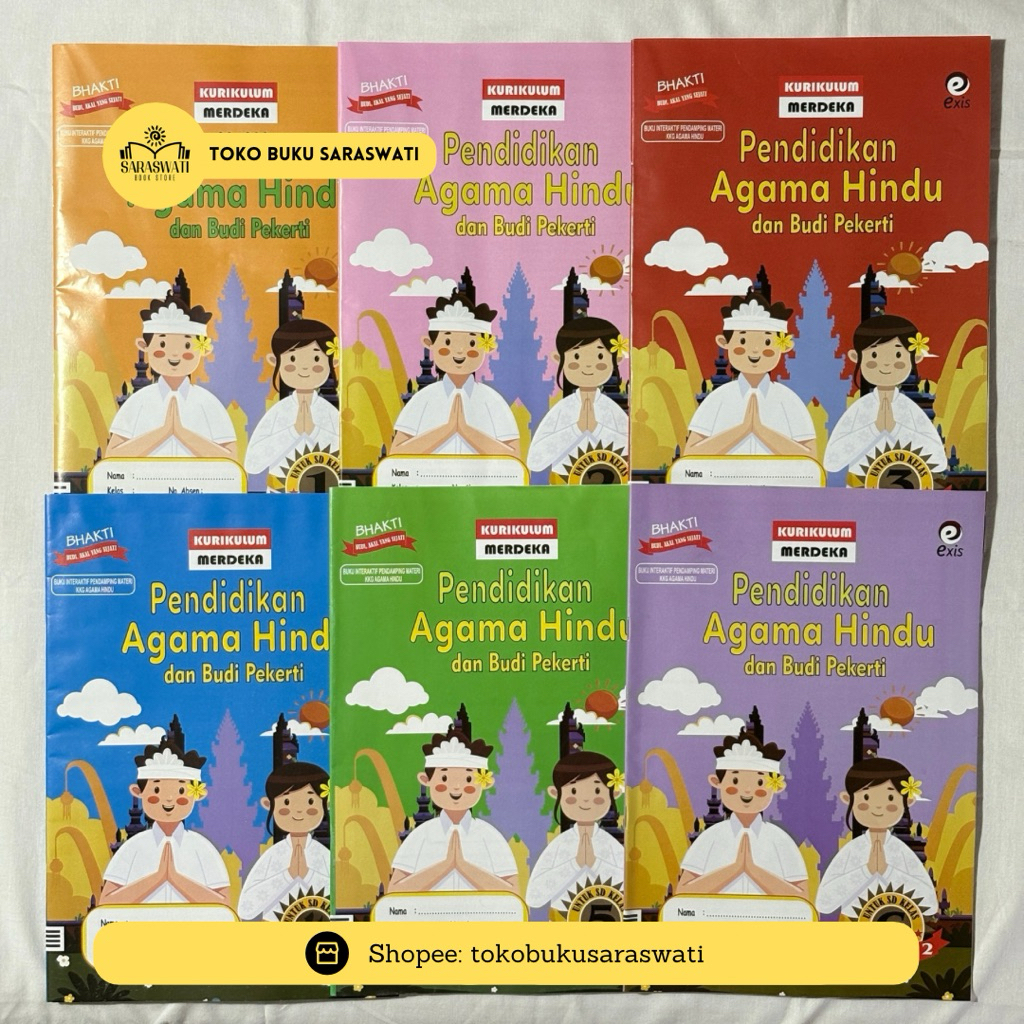 LKS BHAKTI AGAMA HINDU KLS 1,2,3,4,5,6 SEMESTER 2 KURIKULUM MERDEKA EDISI TERBARU
