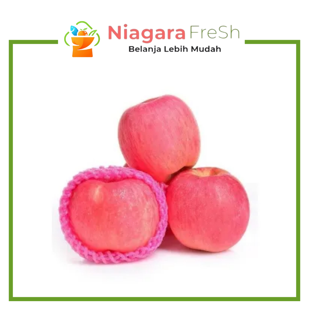 Apel Fuji Import – Apel Fuji Merah Manis Renyah Premium