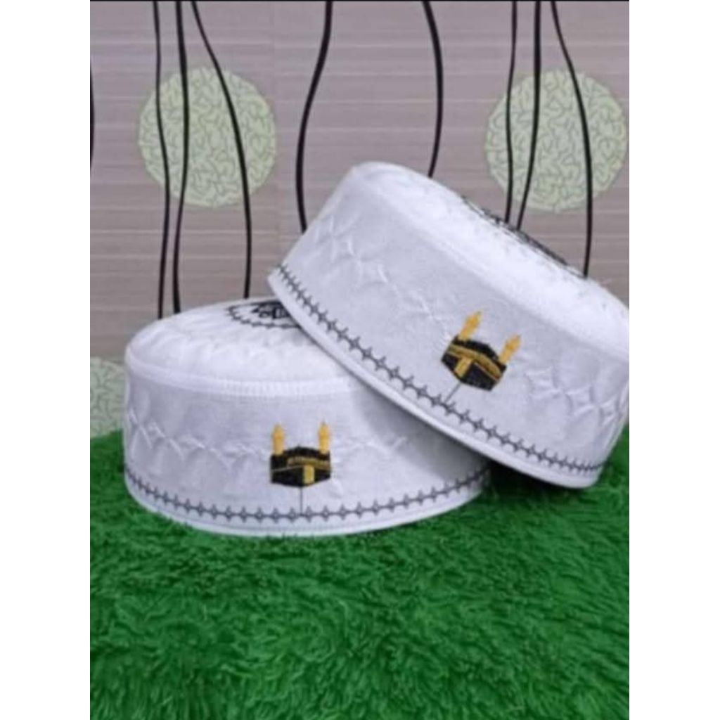 PECI KOPYAH MALAYSIA DAPAK LOGO KA'BAH HARGA 20 PCS