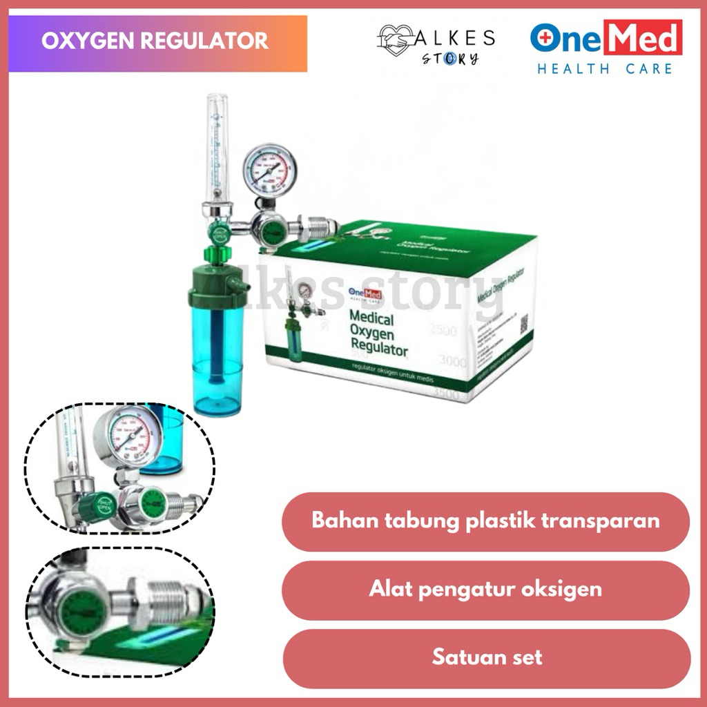 ONEMED-ALKESSTORY Regulator Oksigen/Oxygen Regulator