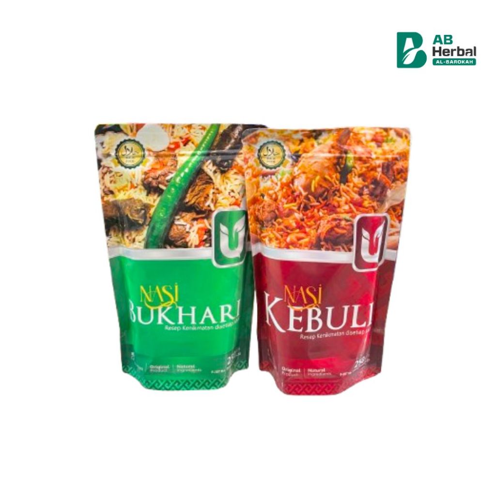 Nasi Arab Instan USYBAH 250gr Nasi Briyani, Nasi Bukhari, Nasi Mandhi, Nasi Kebuli