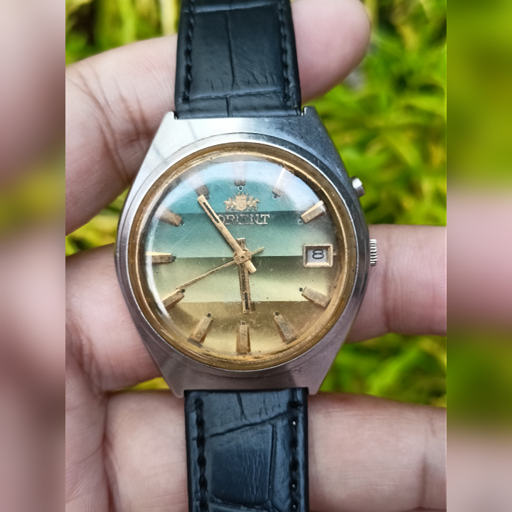 ORIENT 21 JEWELS 3 STAR 469WB1-80 Green Yellow Original Second | Jam Tangan Pria Klasik