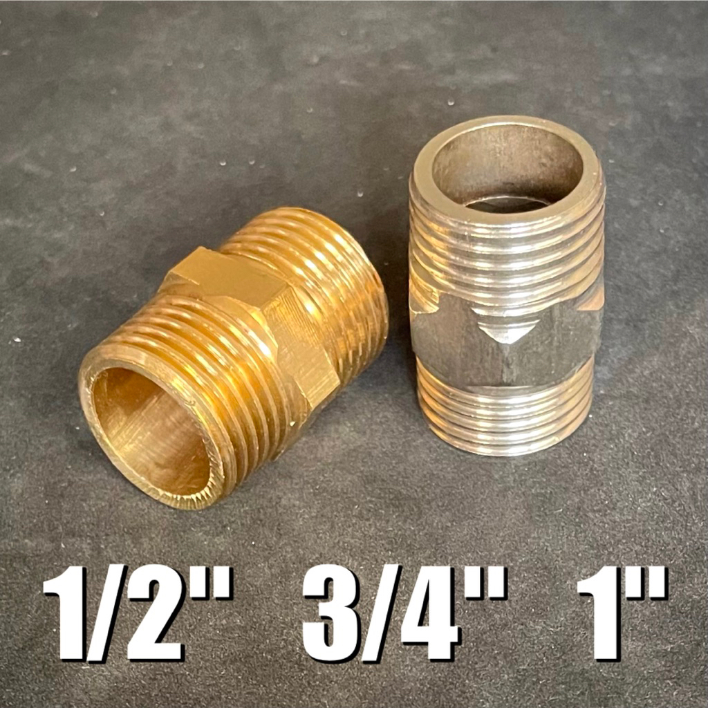 Dobel nepel 1/2" 3/4" 1" / double nepel / double nepple