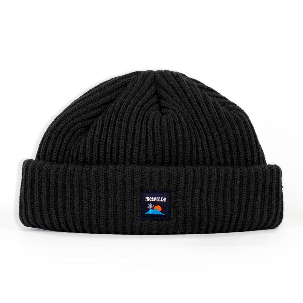 Rckls.Ltd Topi Kupluk Pria Wanita Black | Kupluk Distro | Beanie High Quality Premium Melville