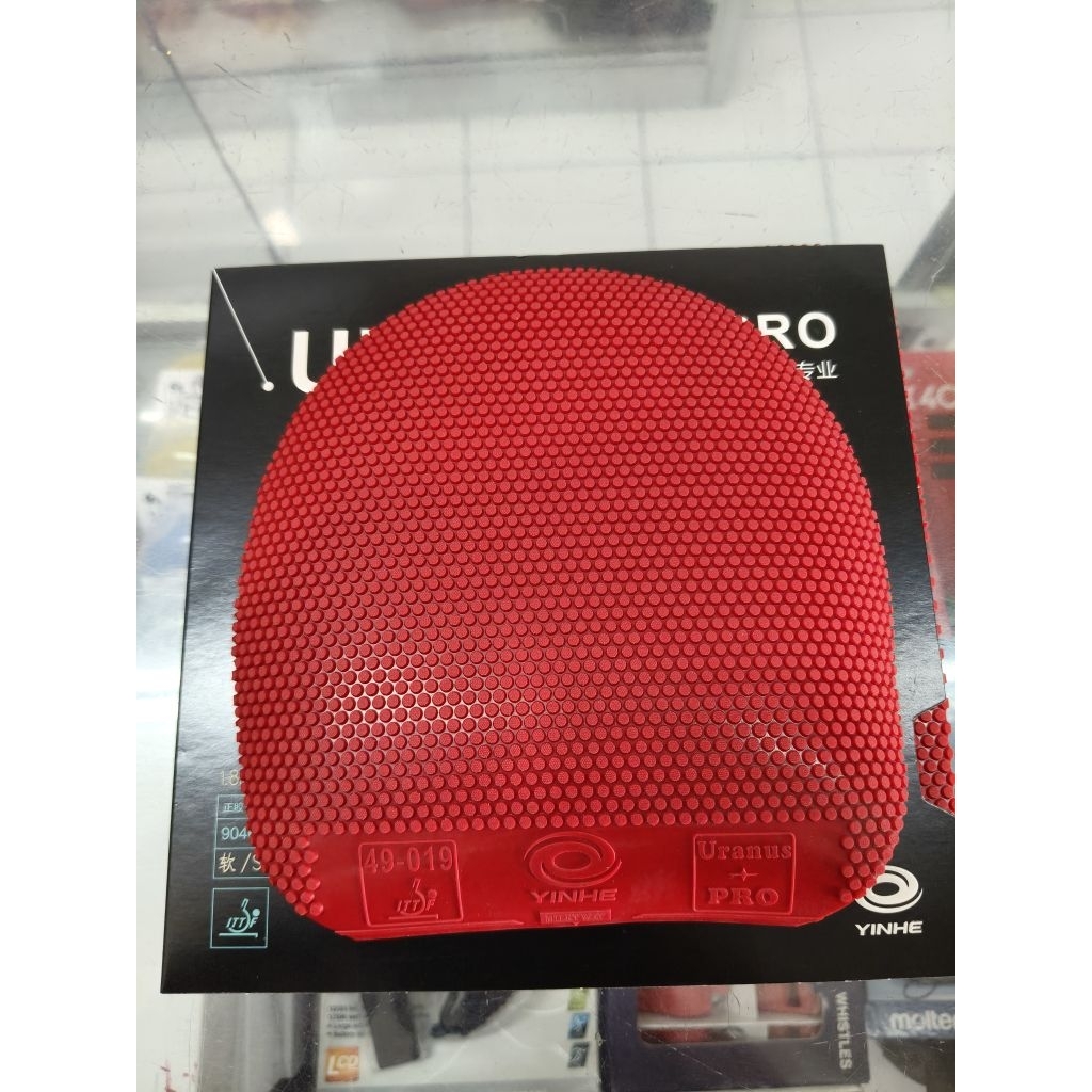 Karet pingpong bintik pendek Yinhe Uranus Pro sponge Soft 1,8 mm bekas like new