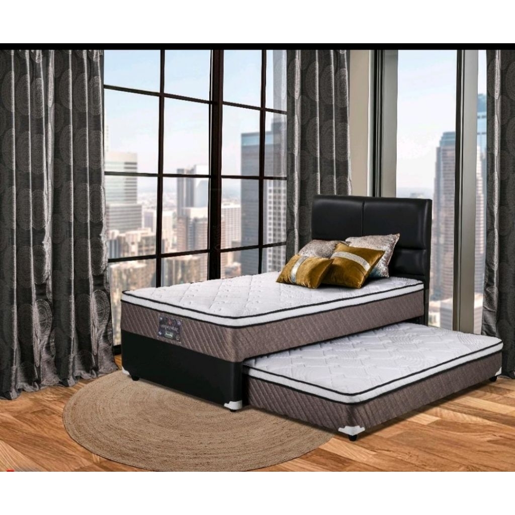 SET Kasur 2in1 Twin Elite Serenity Springbed 120 spring bed sorong