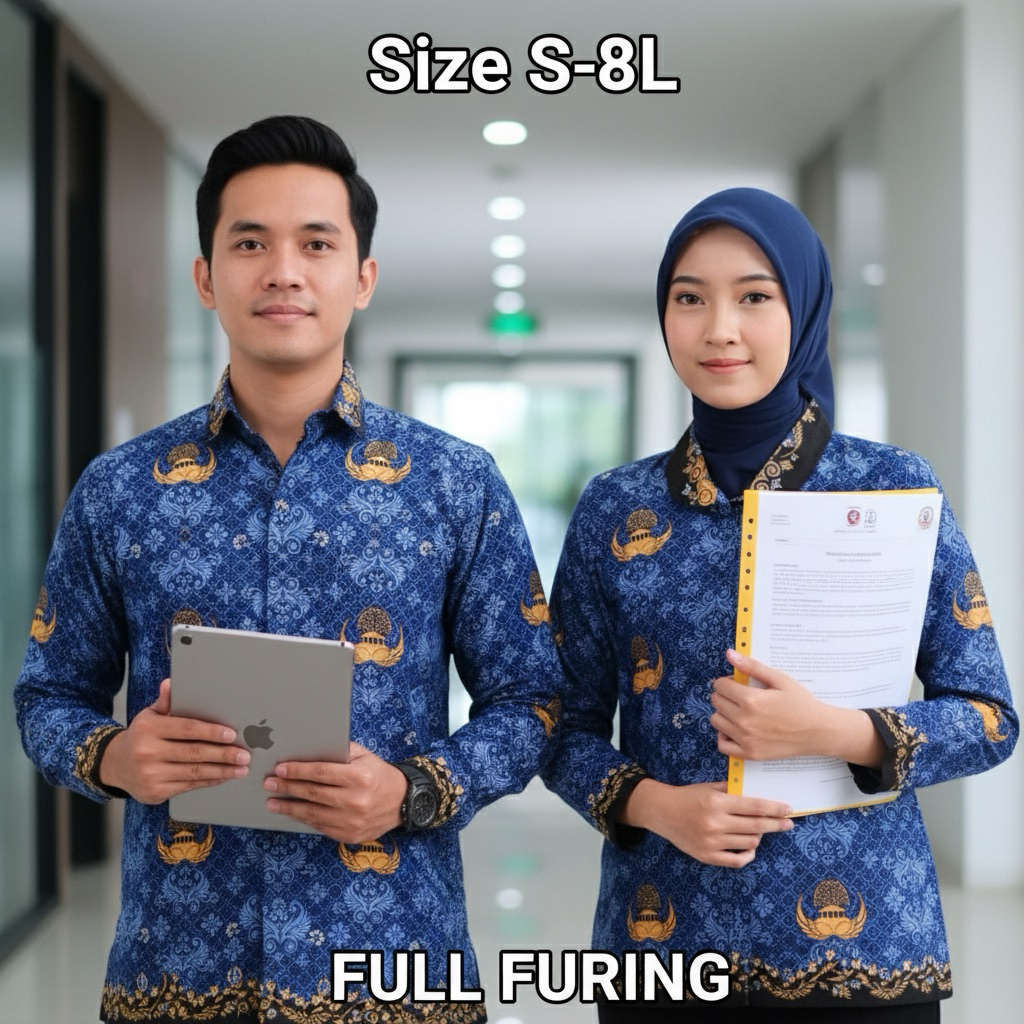 KORPRI PRIA WANITA SIZE S-8L FURING