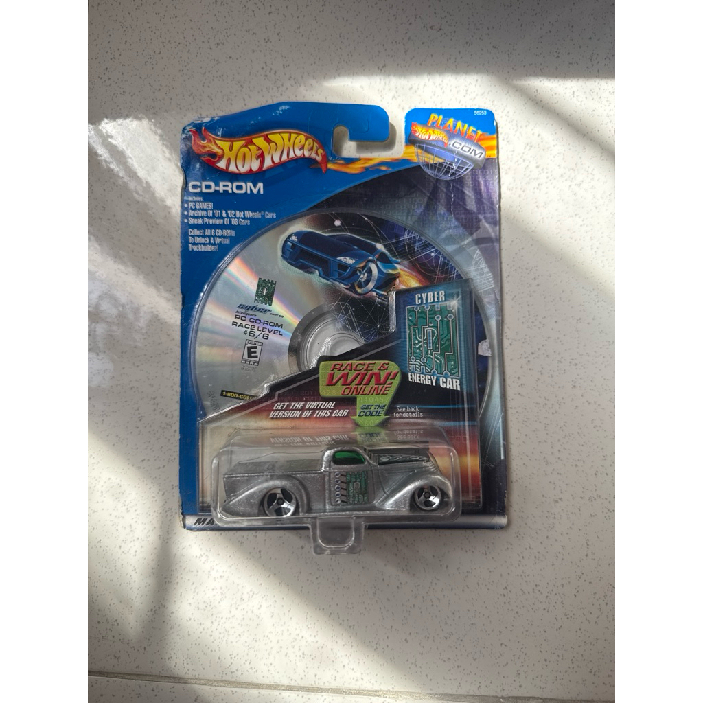 HOT WHEELS SUPER SMOOTH PLANET HOT WHEELS CYBER ENERGY CAR INC CD RARE ITEM