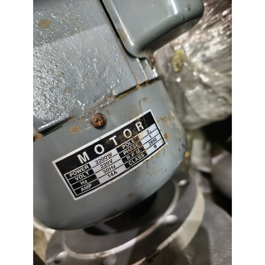 dinamo 3 hp 1 phase rpm 2800 220 volt