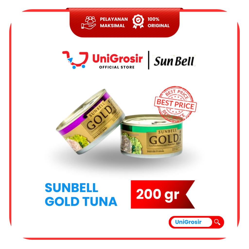 [UniGrosir] SUN BELL SUNBELL GOLD TUNA KATSUO MAGURO ~ 200 gr