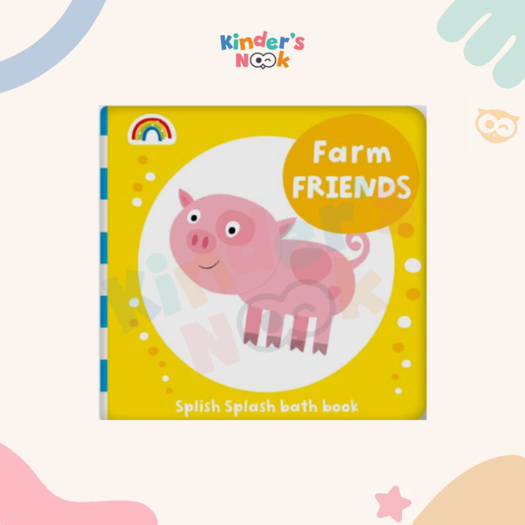 [Kinder's Nook] Bath Book Farm Friends - Buku Anak Impor - Imported Children's Book