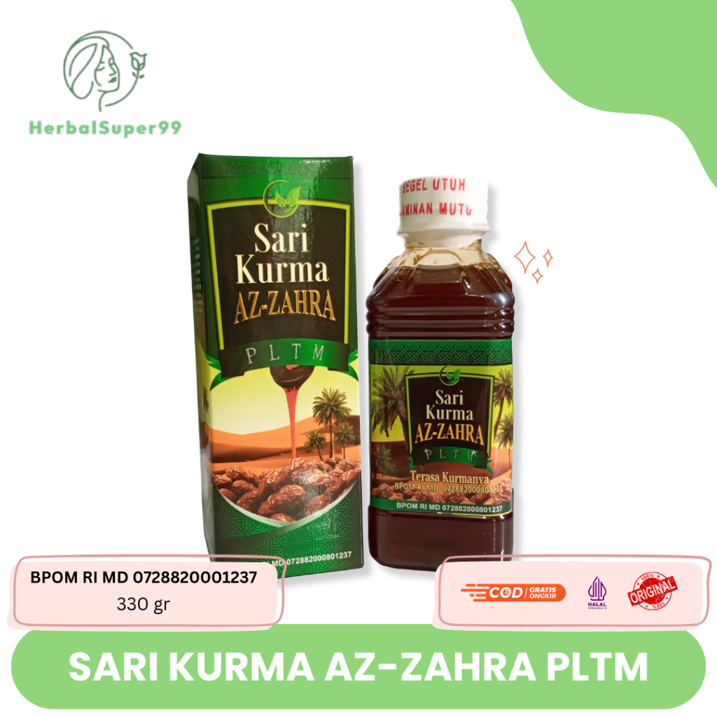 Sari Kurma Az-Zahra Platinum / PLTM - Madu Sari Kurma Platinum 330 Gr ORIGINAL