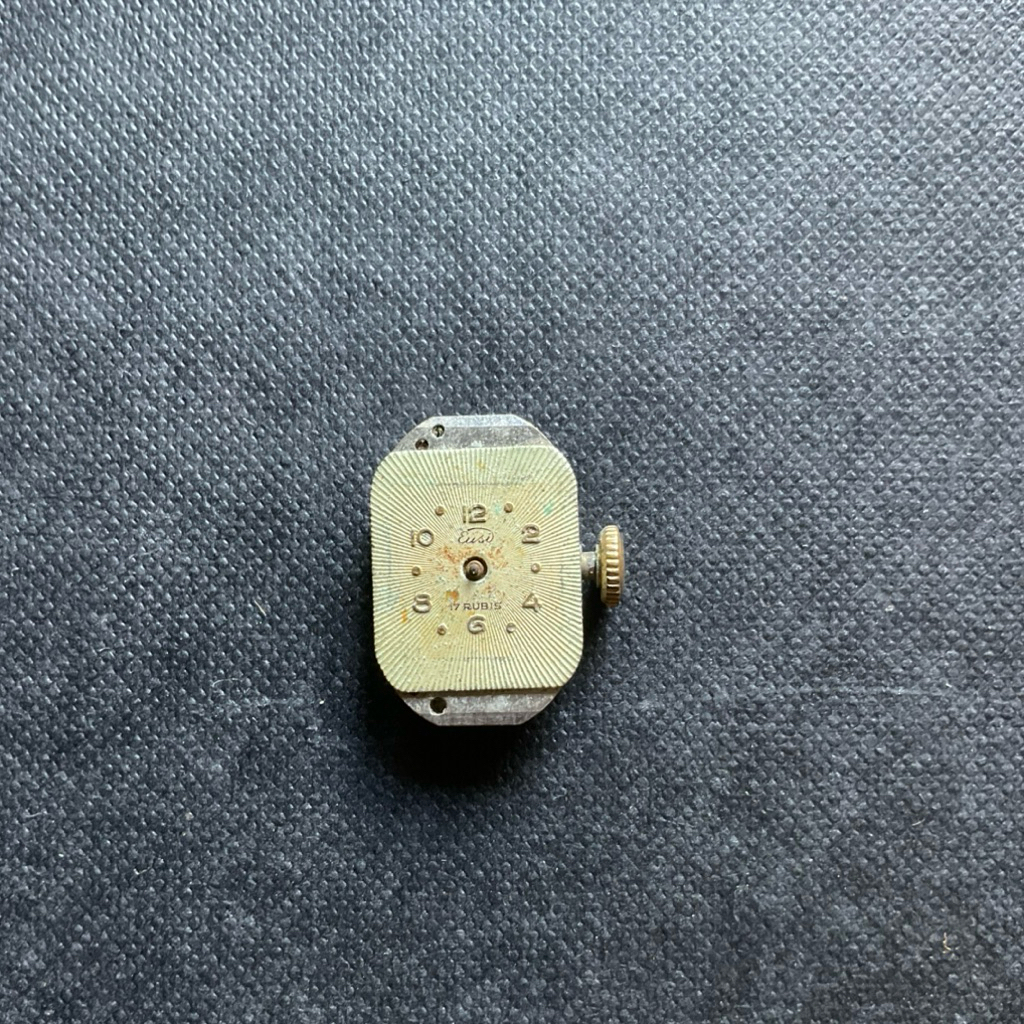 Eusi Watch Jam Tangan Wanita Swiss Tank Vintage Art Deco