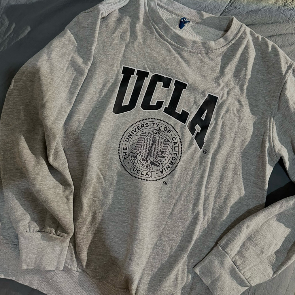 sweater hm ucla grey  (lovedbylizzy)