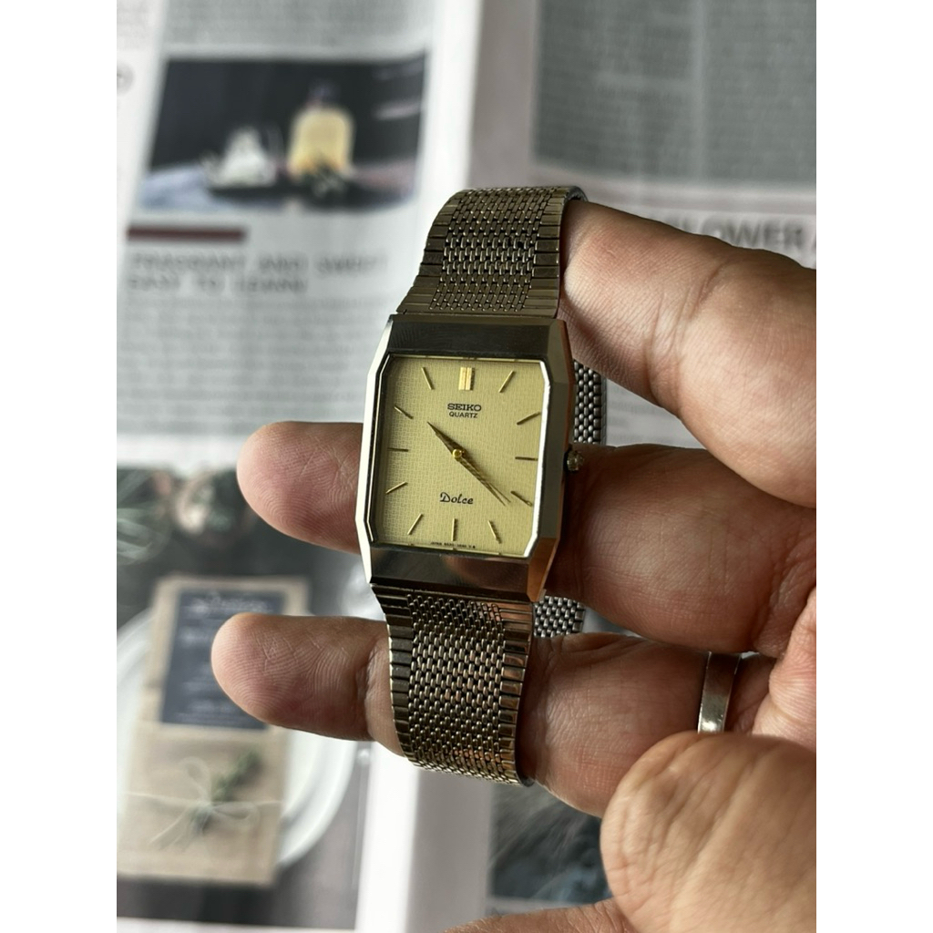 Legendary Seiko Dolce Gold NSAG Case 9521 Full Original