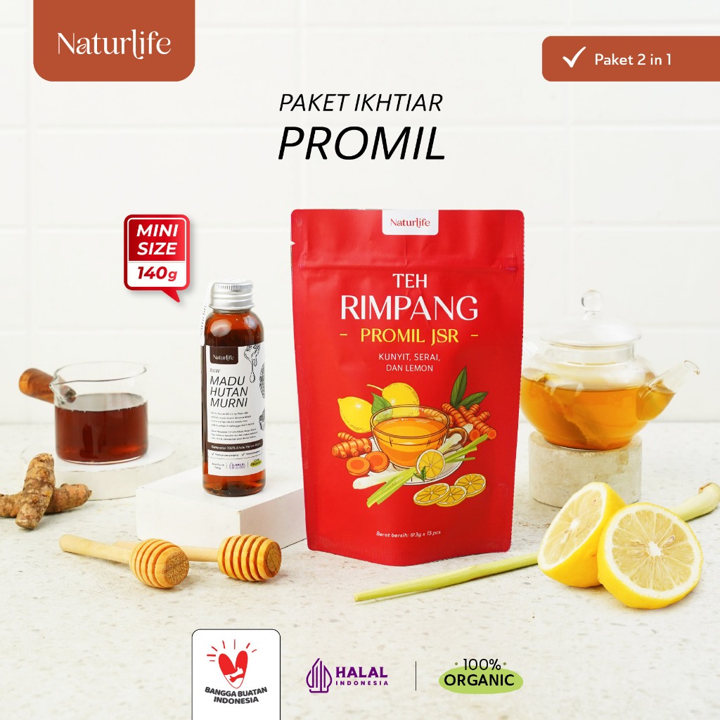 (BUNDLINGHEMAT) TEH JSR PROMIL NATURLIFE & MADU 140G / JSR DETOX RAHIM / JAMU PROMIL / RAMUAN PROMIL