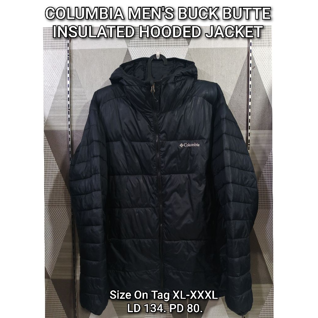 JAKET BULANG COLUMBIA MEN’S BUCK BUTTE INSULATED HOODED JACKET