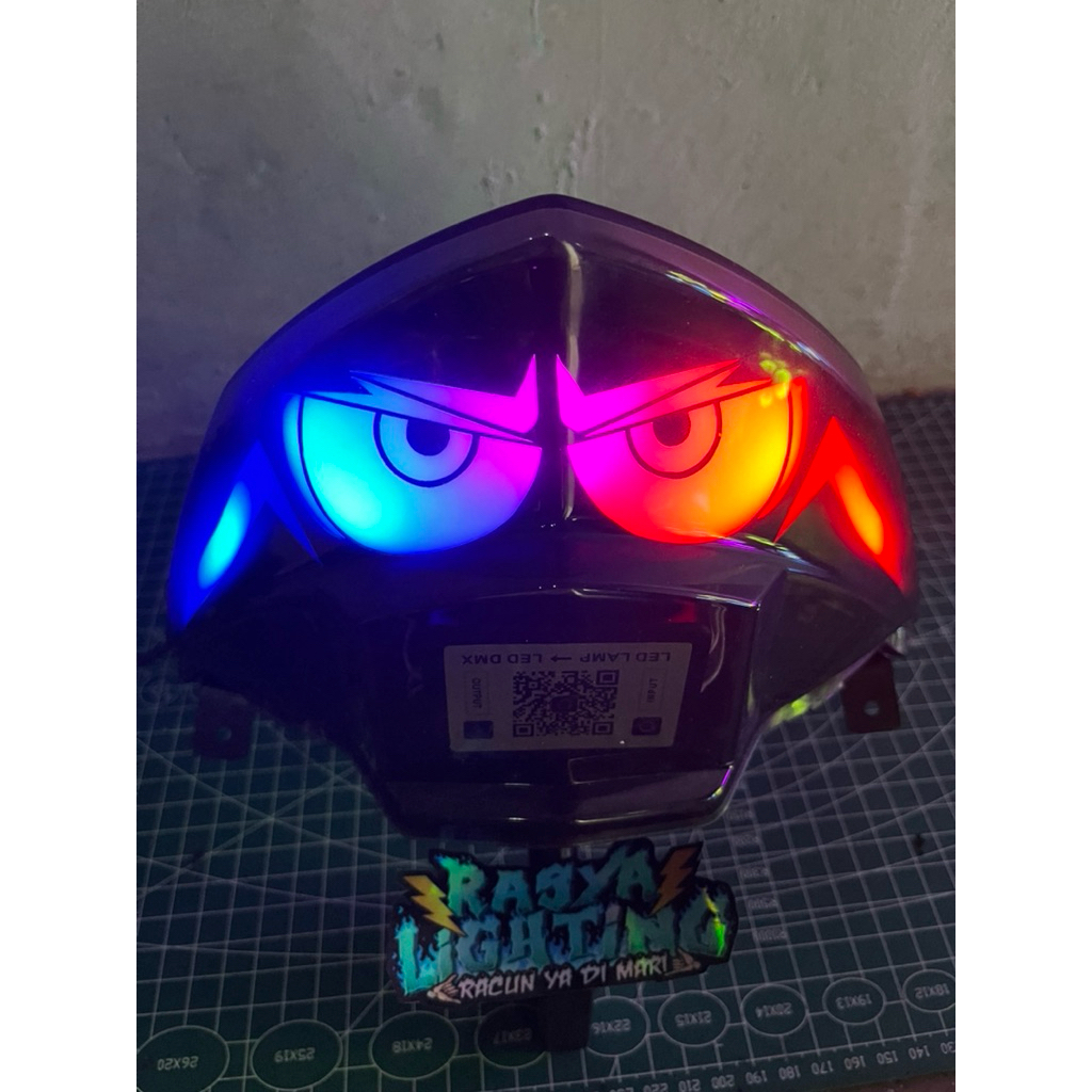 Stoplamp lazy beat fi 110 model mata rgb dan non rgb