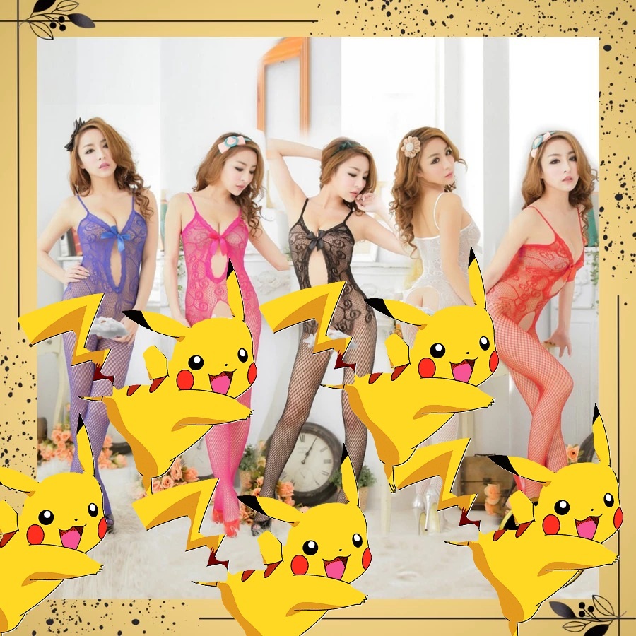 [SDW] pekanbaru/Lingerie Wanita Baju Tidur Model Fishnet Tanpa Lengan 3056 Bodystocking