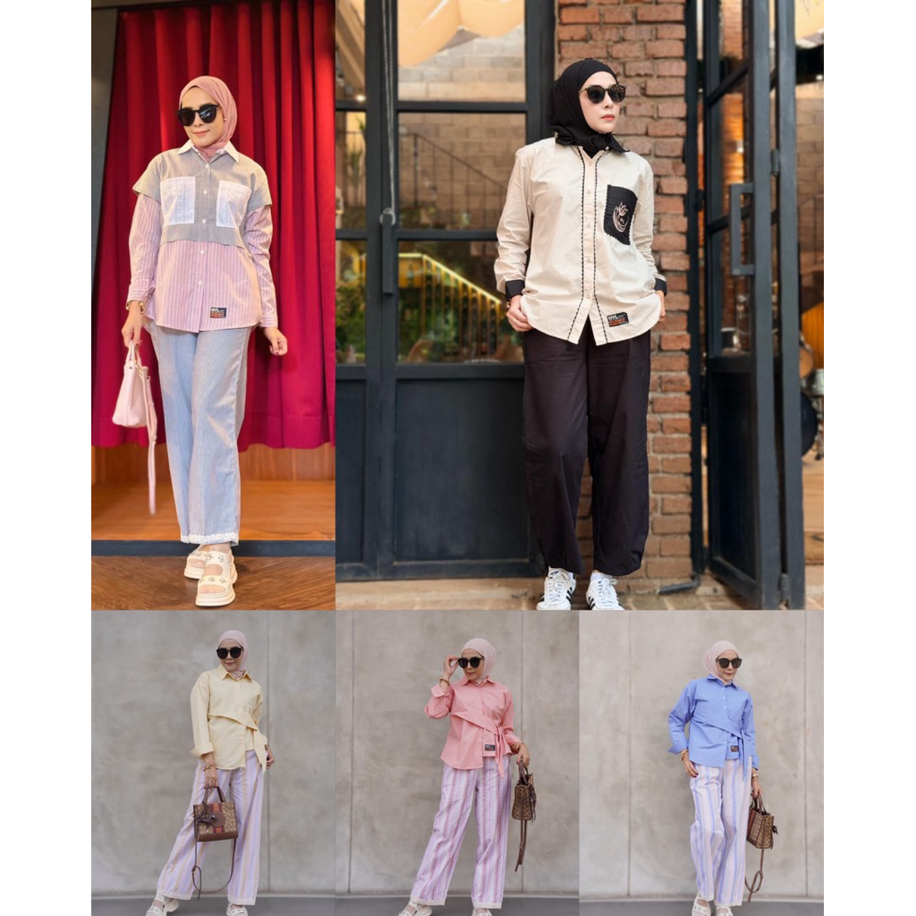 set kemeja gyl authentic