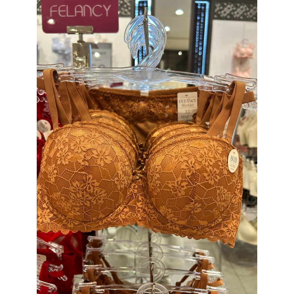 FELANCY BRA KAWAT PUSH UP RENDA model set cup dan full