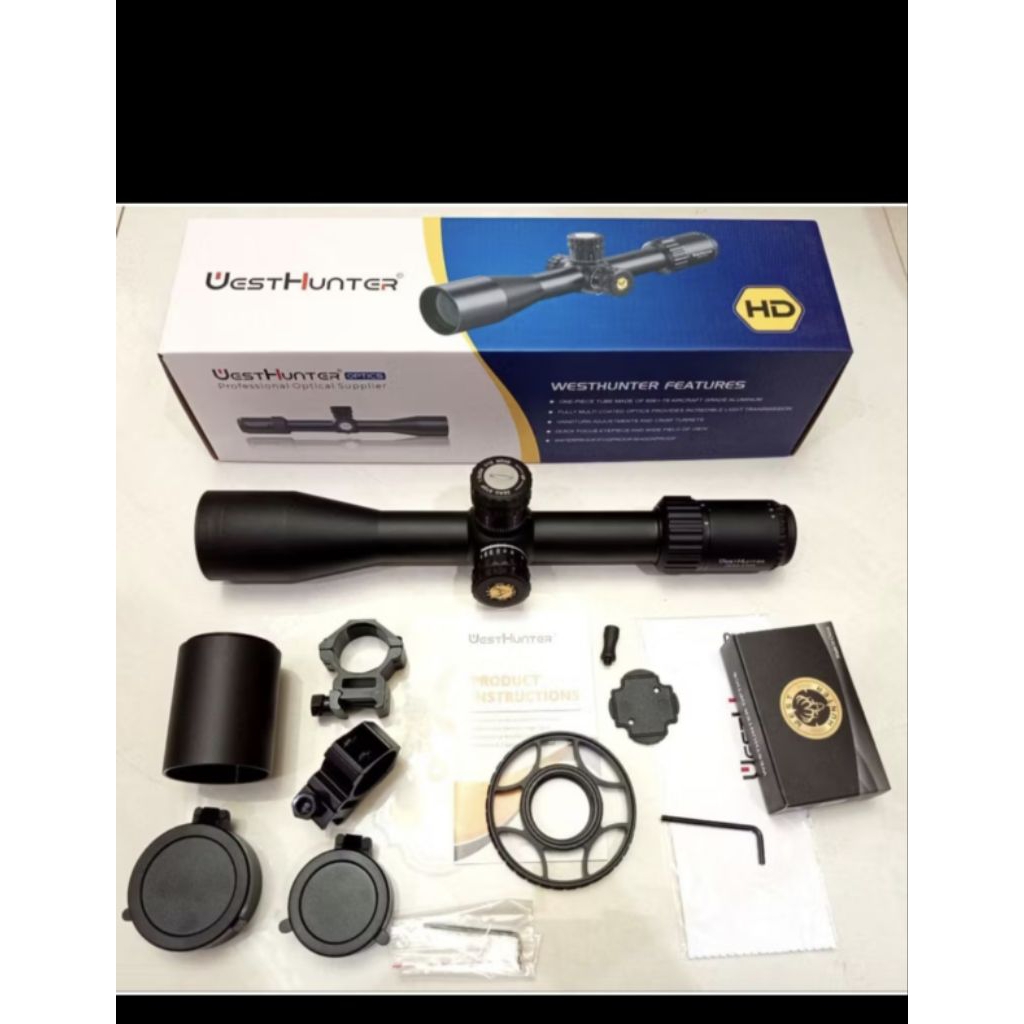 Teleskop WESTHUNTER HD 4-16x44 FFP Teleskop Antigetar Westhunter