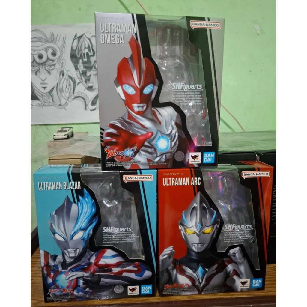 Shf Ultraman Blazar,Arc,Omega Set