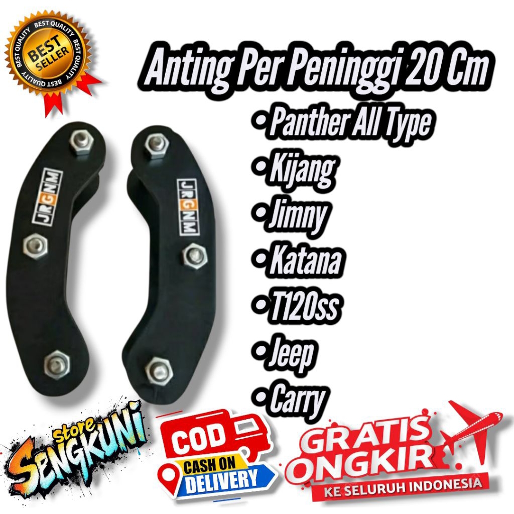 Anting Per Daun 20 Cm Universal Mobil Panther,Kijang,Jimny,Katana,Jeep,T120ss,Carry