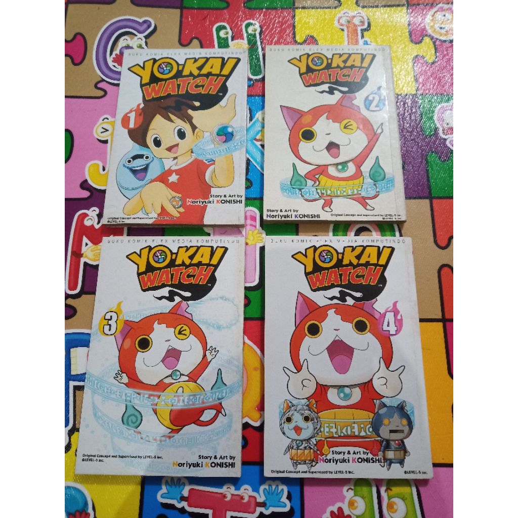 Set YOKAI WATCH 1 - 4 (Bekas) (2015)