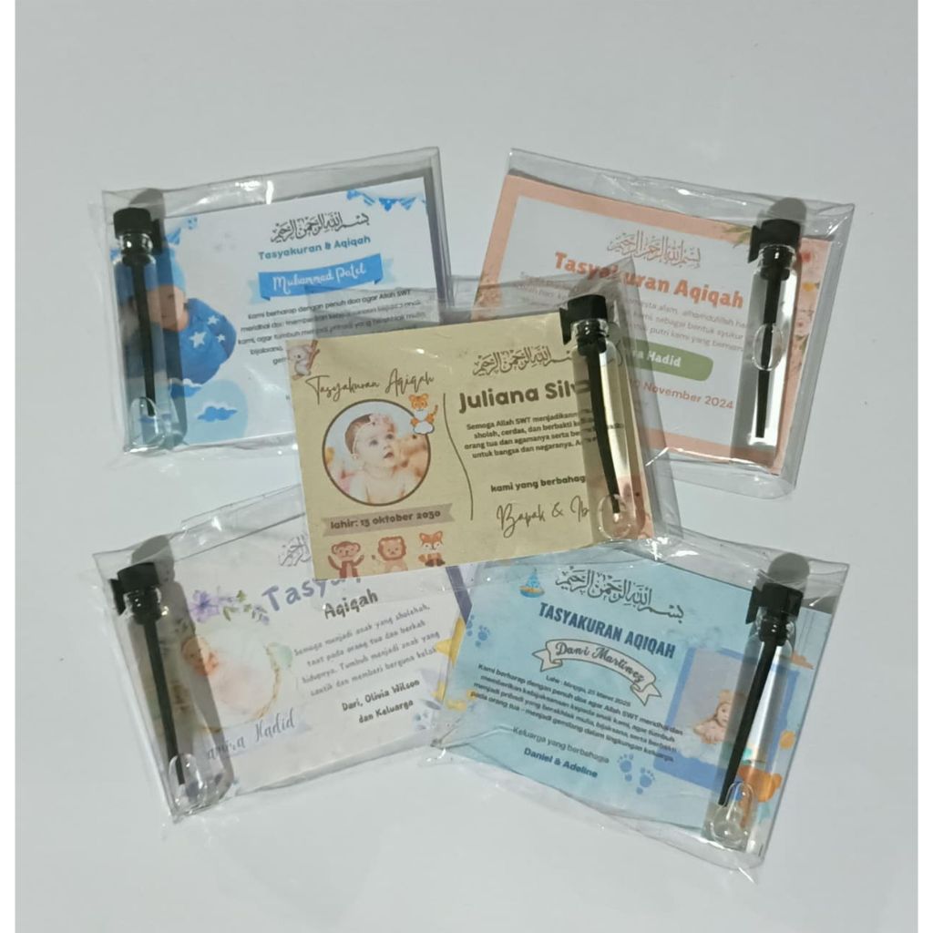 Souvenir Parfum Lidi 2ml Tasyakuran Aqiqah / Umroh / Haji - Souvenir Bermanfaat Murah ISI 50 PCS