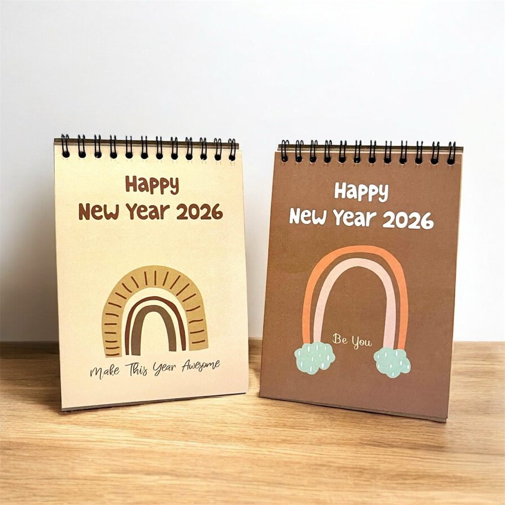 Kalender Meja 2026/Kalender Meja Aesthetic/Kalender 2026
