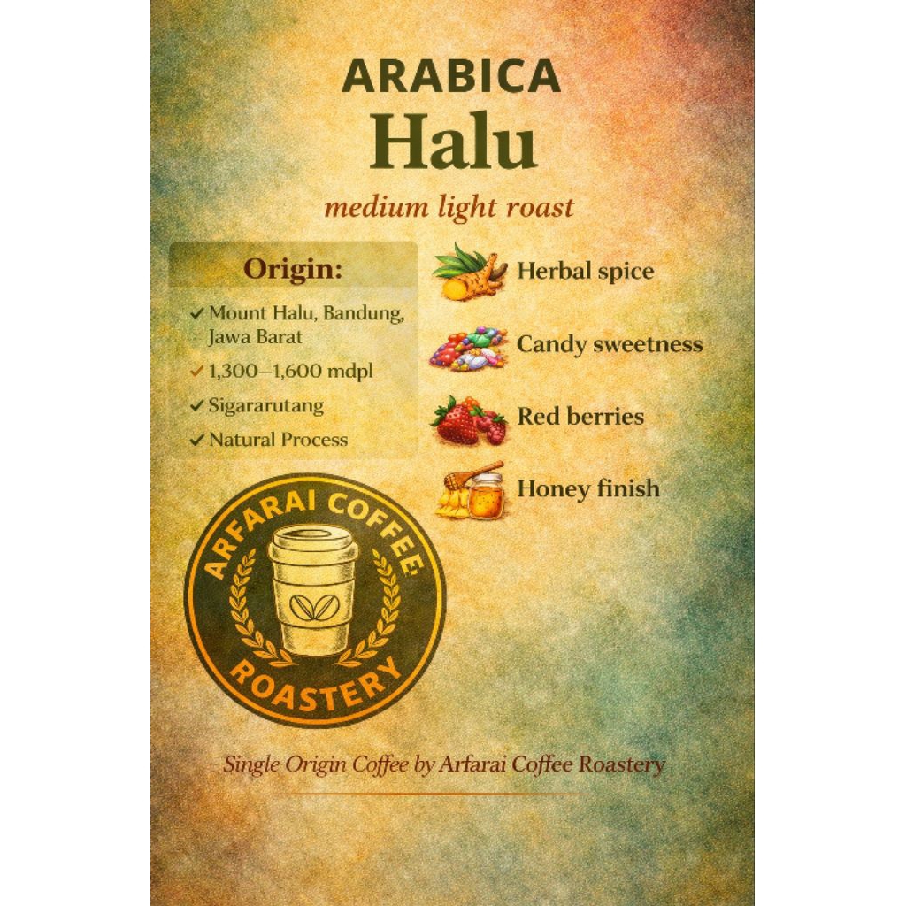 Arabica Halu Natural / Kopi Arabica / Kopi Arabika
