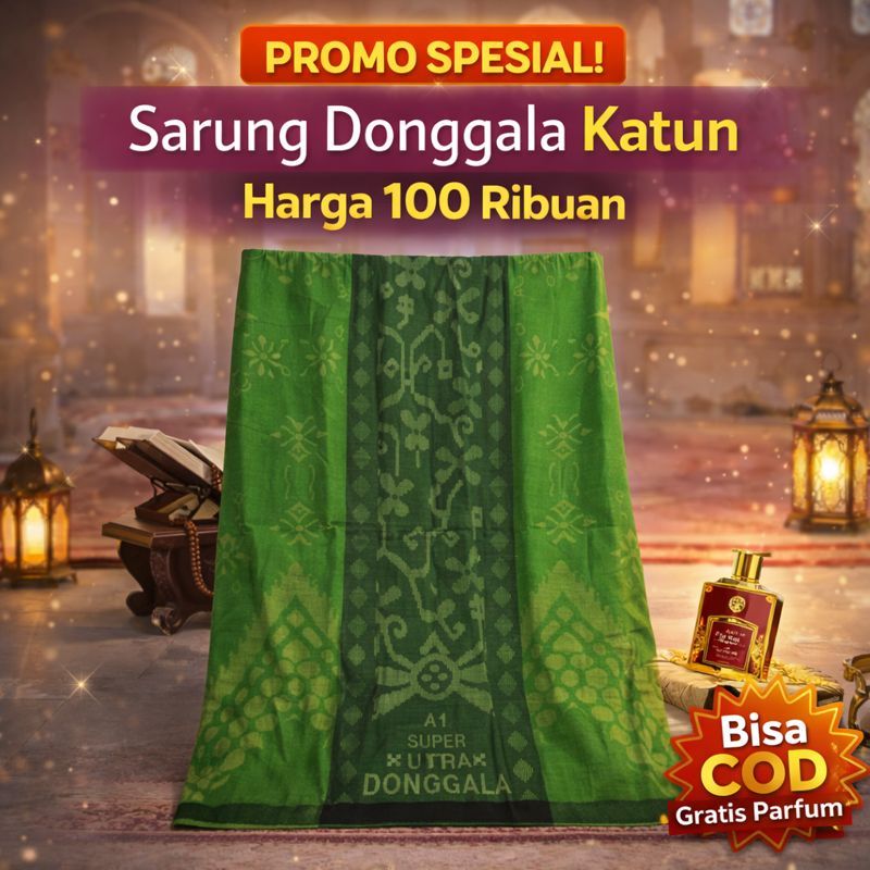 PROMO SPESIAL Sarung Donggala Qatar, Toraja, Nanas - OBRAL FREE PARFUM