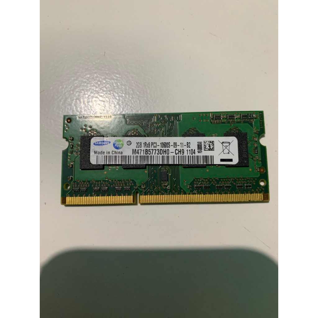 RAM Laptop Samsung DDR3 2GB 1Rx8 PC3-10600S